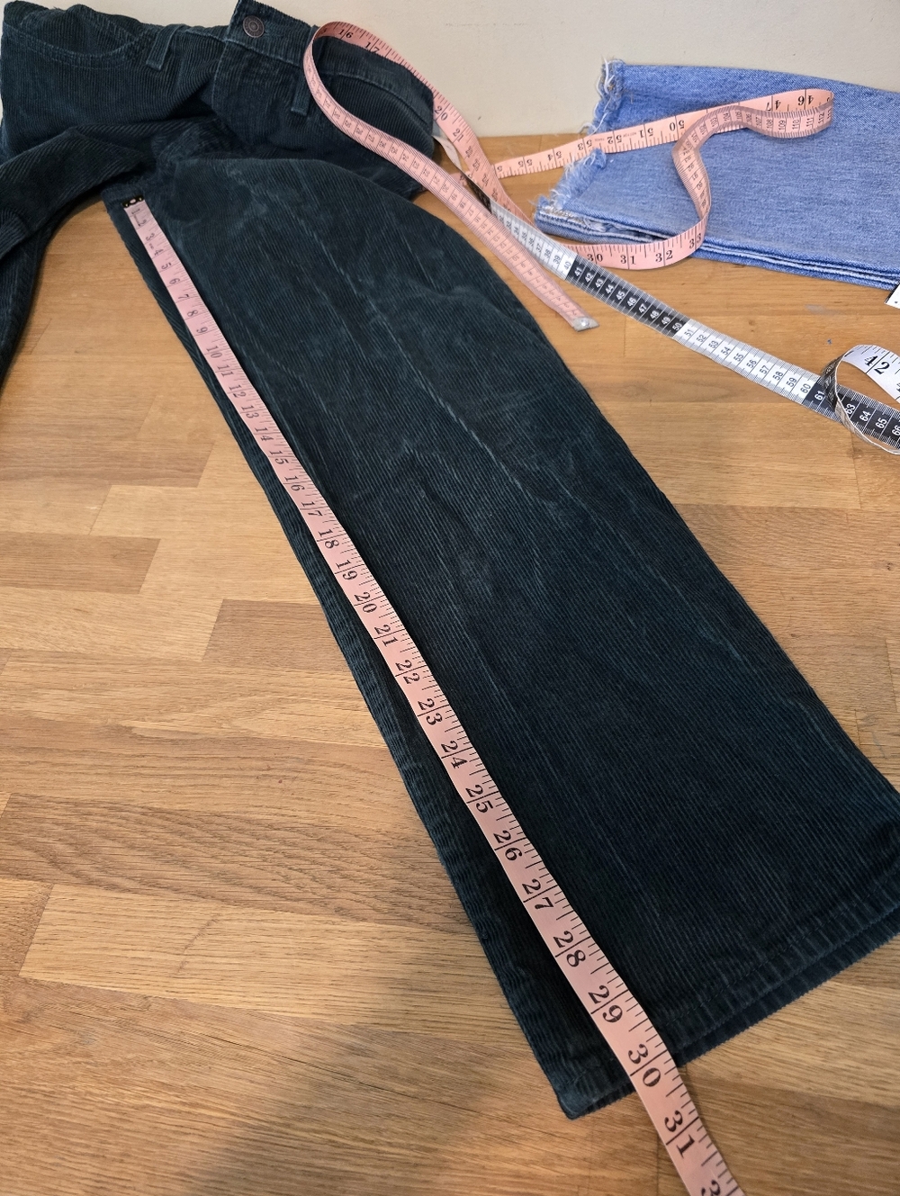 Levi's '94 24 Baggy Dad Jean A3510-0026 Dark Green Corduroy 24 - Picture 11 of 12